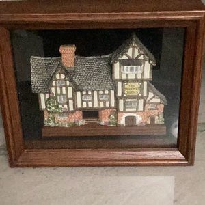 Cottage in a shadow box